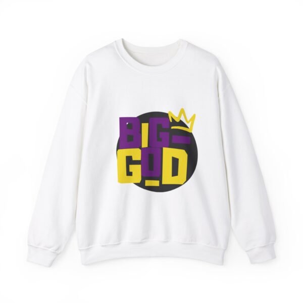 Big God Unisex Crewneck Sweatshirt - Bold Graphic Sweatshirt for Casual Style - Image 2