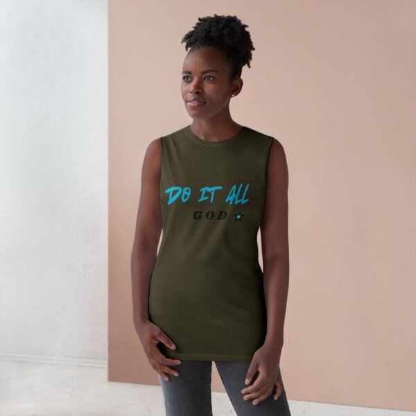 Do It All God Unisex Tank Top - Motivational Workout Tee - Image 4