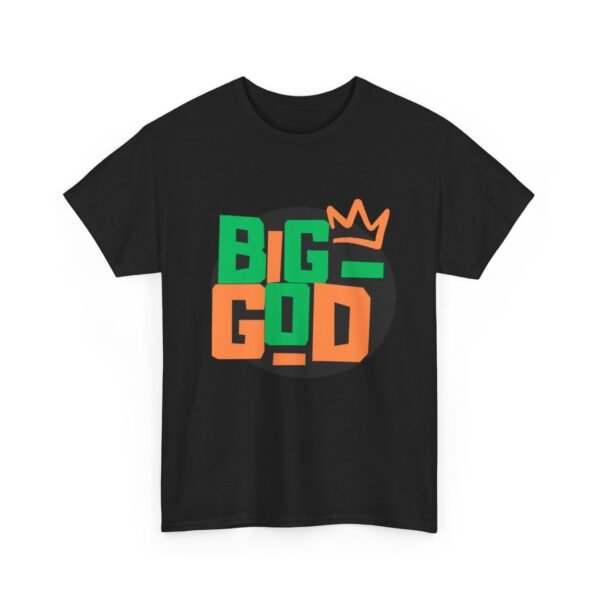 Big God Unisex Heavy Cotton Tee - Streetwear Graphic T-Shirt - Image 7