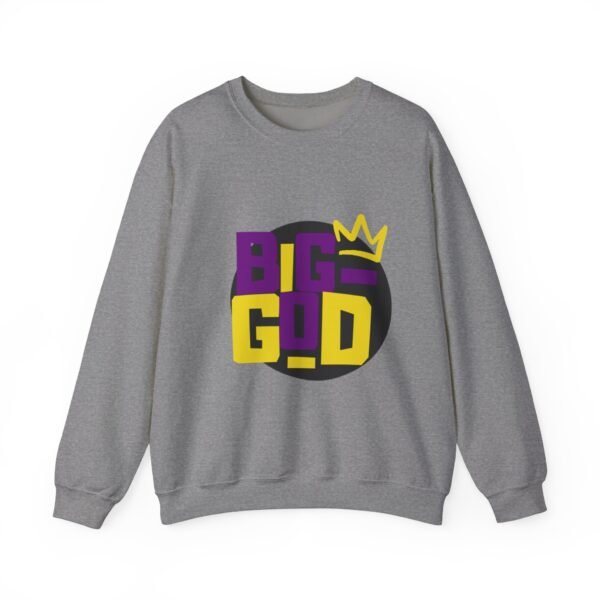 Big God Unisex Crewneck Sweatshirt - Bold Graphic Sweatshirt for Casual Style - Image 13