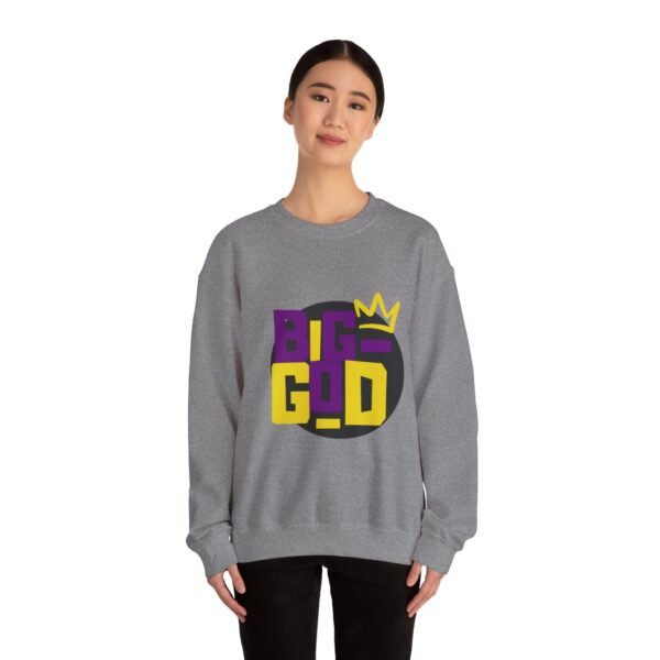 Big God Unisex Crewneck Sweatshirt - Bold Graphic Sweatshirt for Casual Style - Image 16