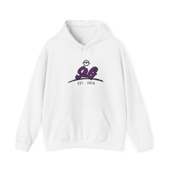 Unisex Heavy Blend™ Hooded Sweatshirt - Stylish Comfort with 'S.G. EST. 2019' Design