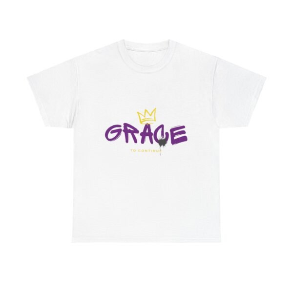 Grace Crown Unisex Heavy Cotton Tee - Inspirational Streetwear