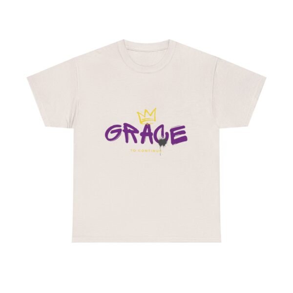 Grace Crown Unisex Heavy Cotton Tee - Inspirational Streetwear - Image 9