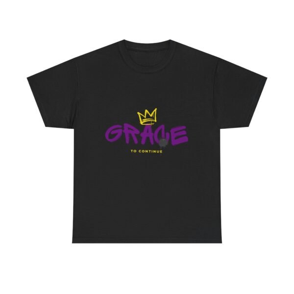 Grace Crown Unisex Heavy Cotton Tee - Inspirational Streetwear - Image 5