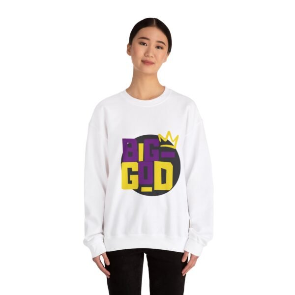 Big God Unisex Crewneck Sweatshirt - Bold Graphic Sweatshirt for Casual Style