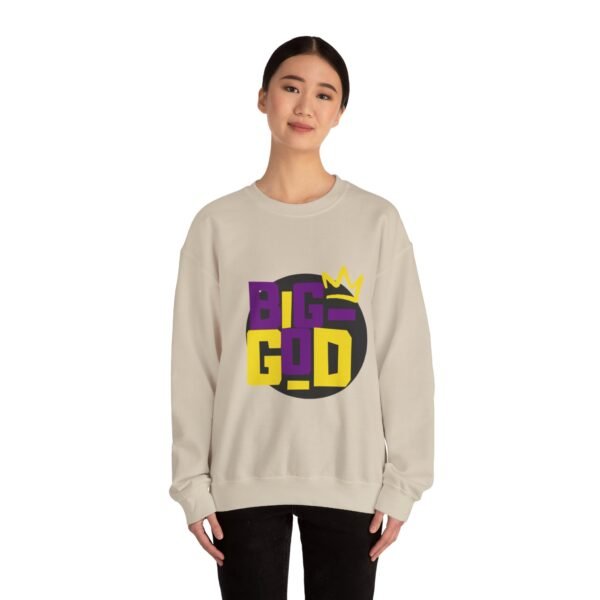 Big God Unisex Crewneck Sweatshirt - Bold Graphic Sweatshirt for Casual Style - Image 12