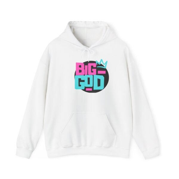 Big God Unisex Heavy Blend™ Hooded Sweatshirt - Fun, Colorful Design for Style & Comfort