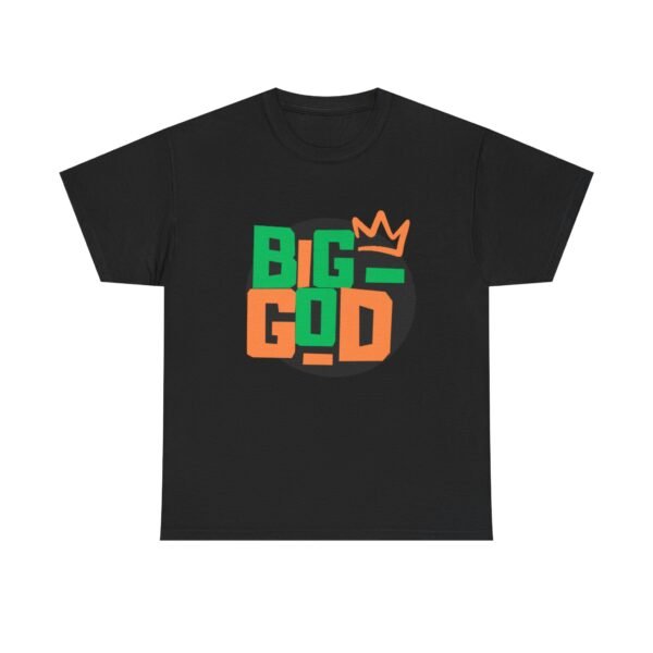 Big God Unisex Heavy Cotton Tee - Streetwear Graphic T-Shirt - Image 5