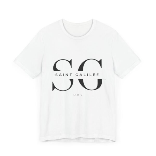 Saint Galilee Unisex Short Sleeve Tee - Modern Minimalist Design - Image 3