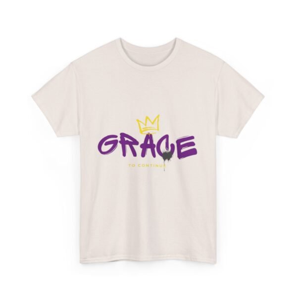 Grace Crown Unisex Heavy Cotton Tee - Inspirational Streetwear - Image 11