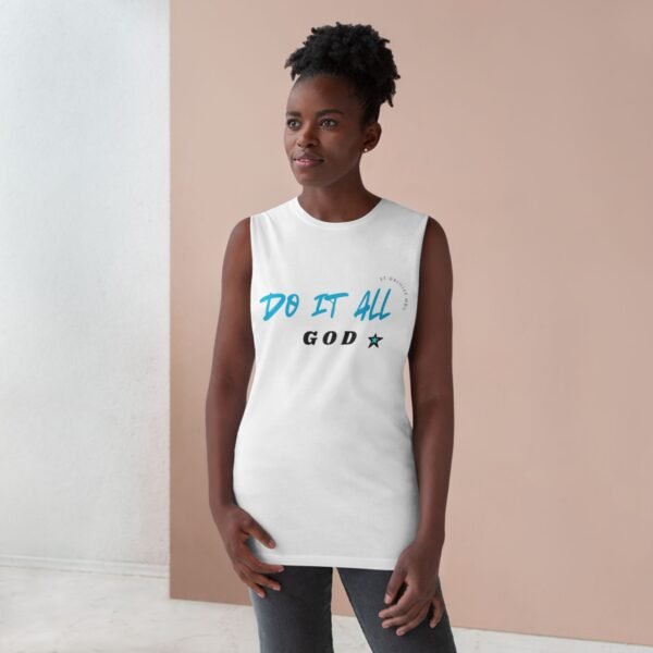 Do It All God Unisex Tank Top - Motivational Workout Tee - Image 8