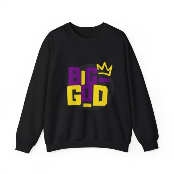 Big God Unisex Crewneck Sweatshirt - Bold Graphic Sweatshirt for Casual Style - Image 5