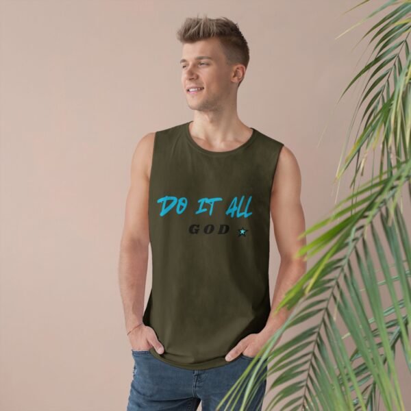 Do It All God Unisex Tank Top - Motivational Workout Tee - Image 3