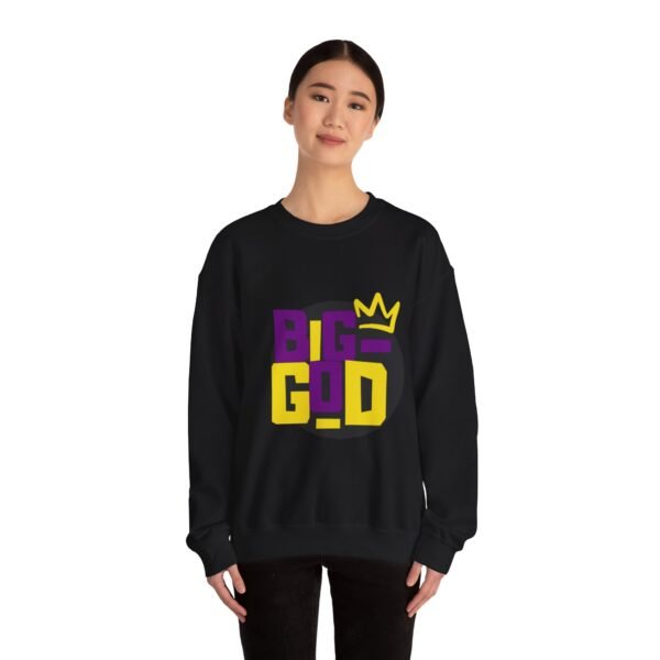 Big God Unisex Crewneck Sweatshirt - Bold Graphic Sweatshirt for Casual Style - Image 8